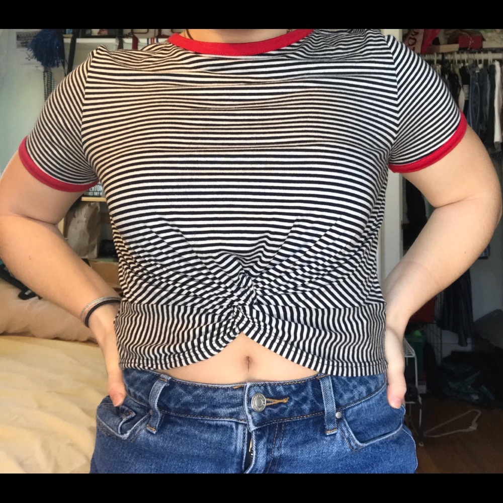 Striped Knot Tee
